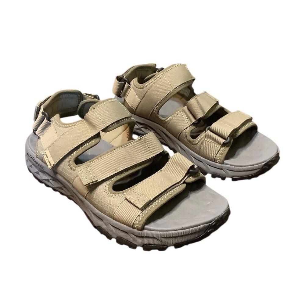Skechers Mens All-Terrain Outdoor Adventure Sandals‎ Tan Sz 9 Adjustable Durable